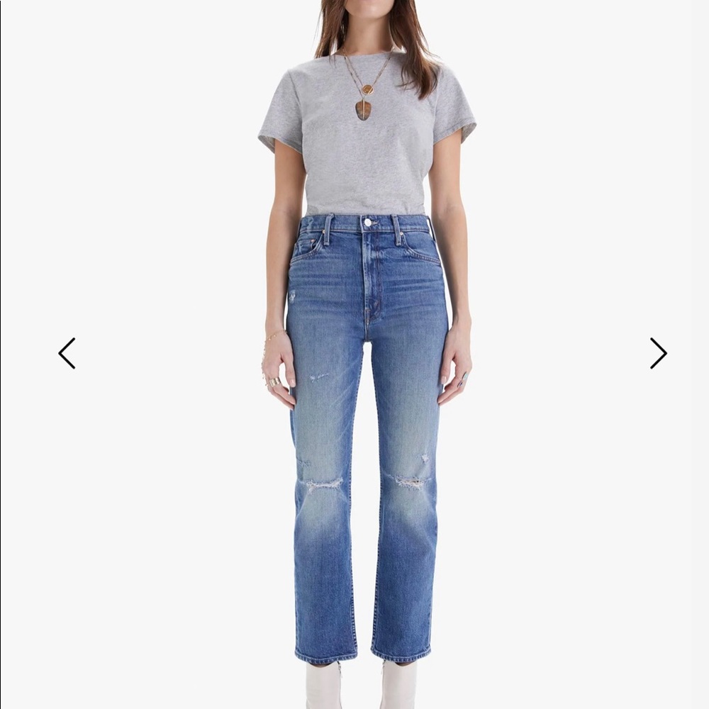 MOTHER High Waisted Rider Ankle jeans size 27